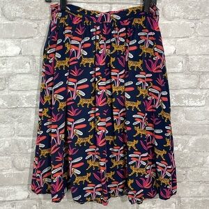 ModCloth Jungle Print MIDI Skirt